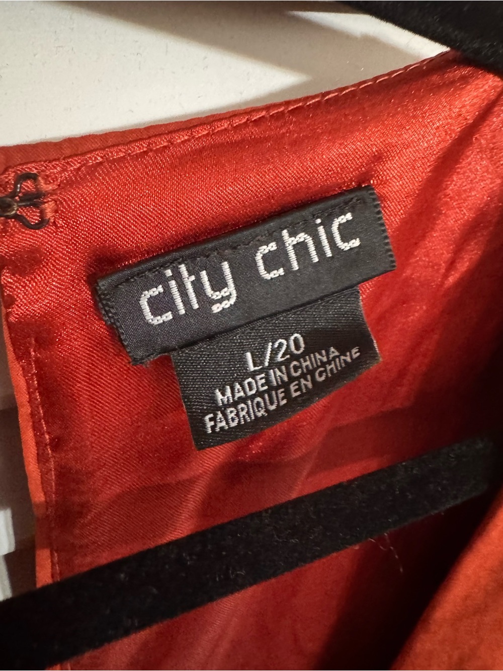 City Chic Rust Red Wrap Ruffle Mini Romper - Picture 5 of 5